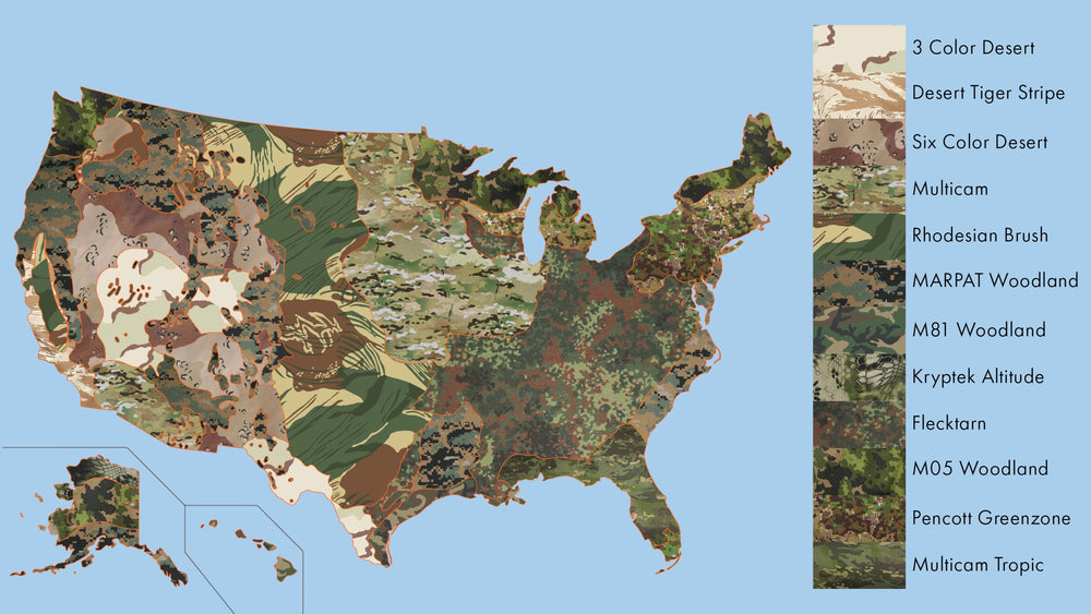 Regional Camouflauge map
