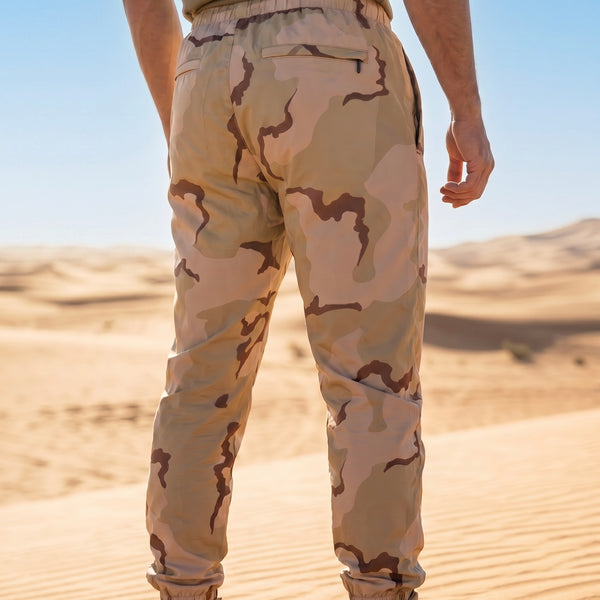 Tri Color Desert Track Pants