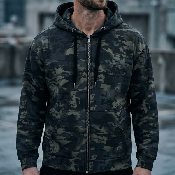 MultiCam Black Zip Up Hoodie