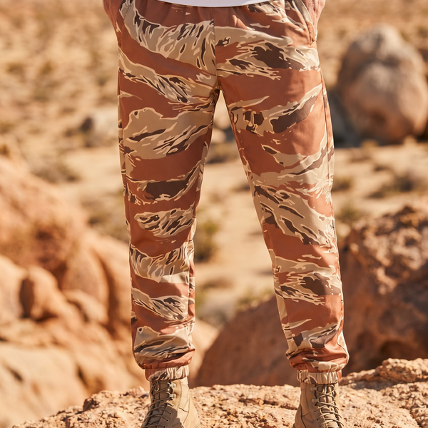 Desert Tiger Stripe Track Pants