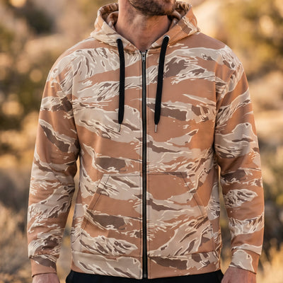 Desert Tiger Stripe Hoodie